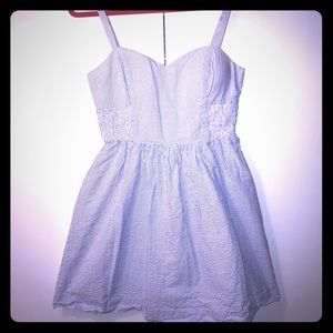 Lilly Pulitzer Seersucker light blue dress